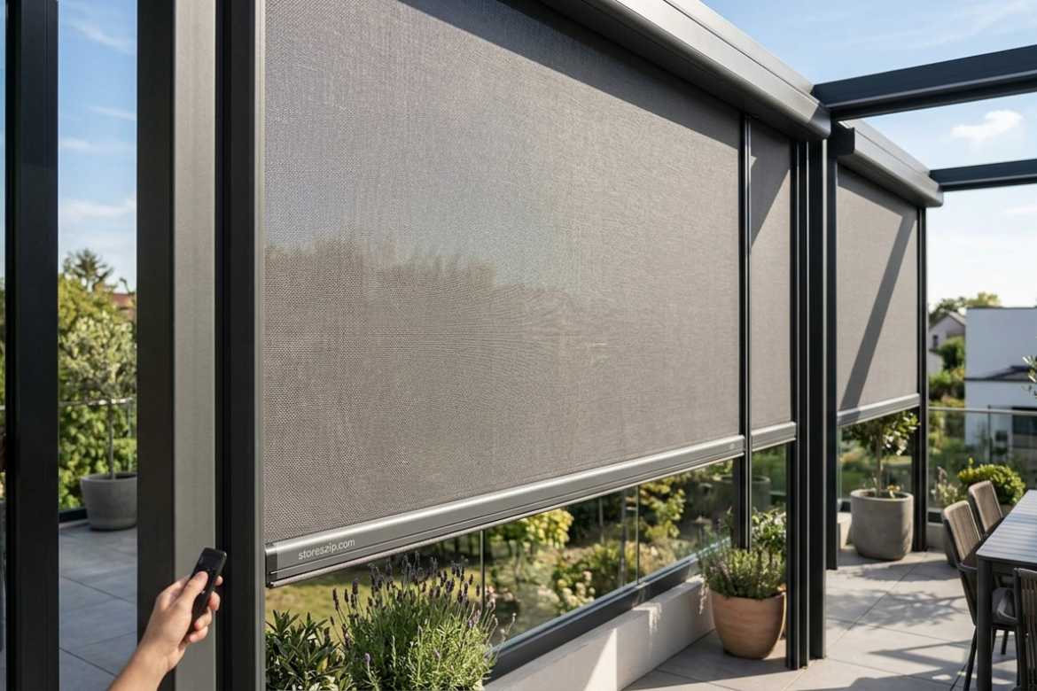 Le Store ZIP Motorisé : Pourquoi c’est l’Innovation Indispensable pour votre Habitat en 2026 ?